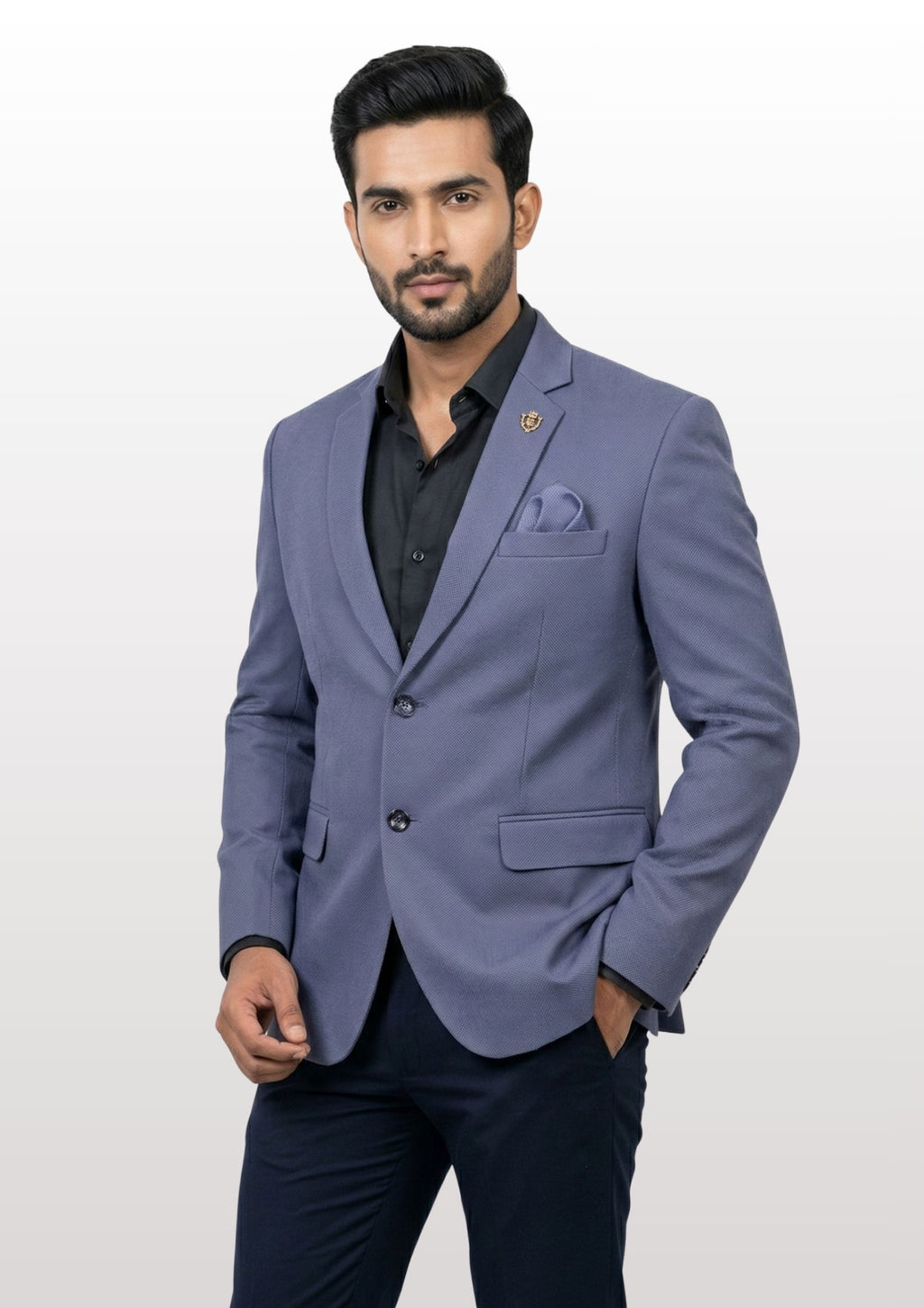 Men's Tailored Single-Breasted Blazer