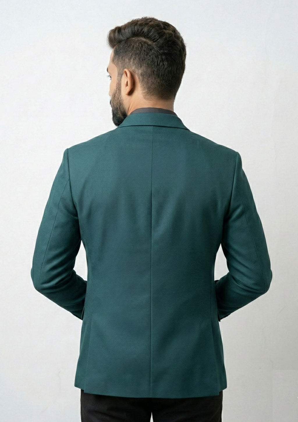 Men's Tailored Single-Breasted Blazer