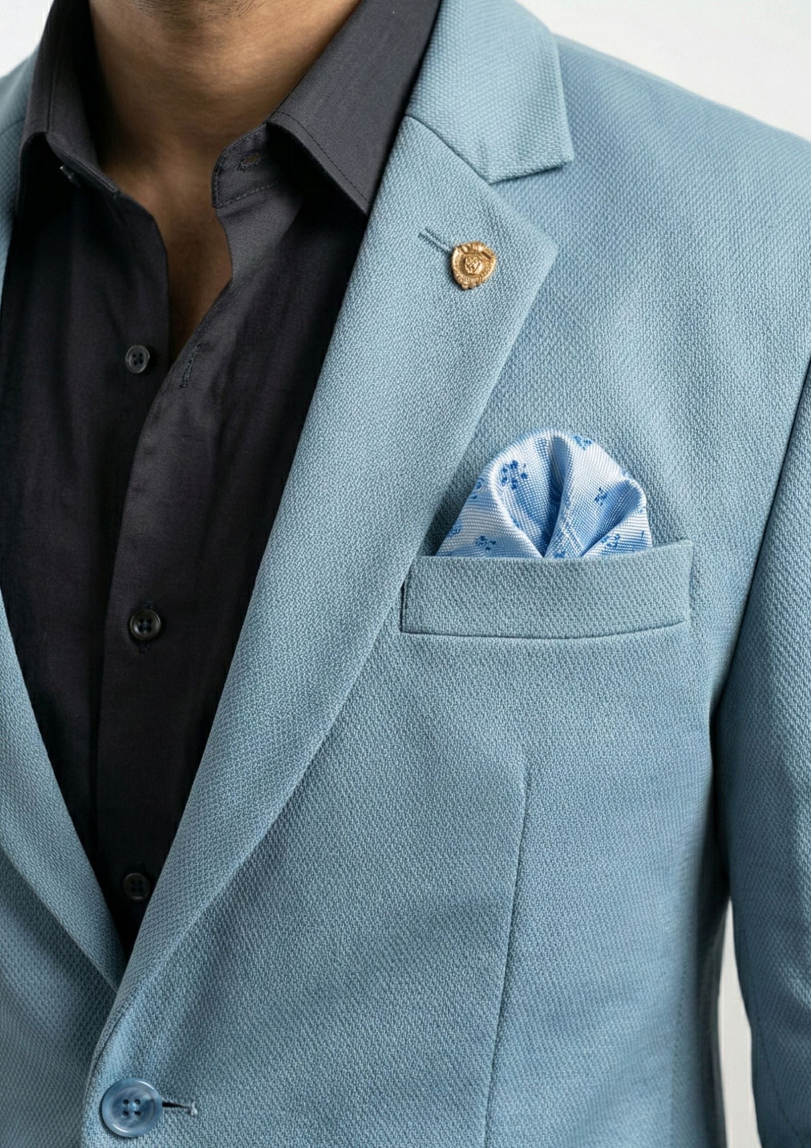 Men's Tailored Single-Breasted Blazer