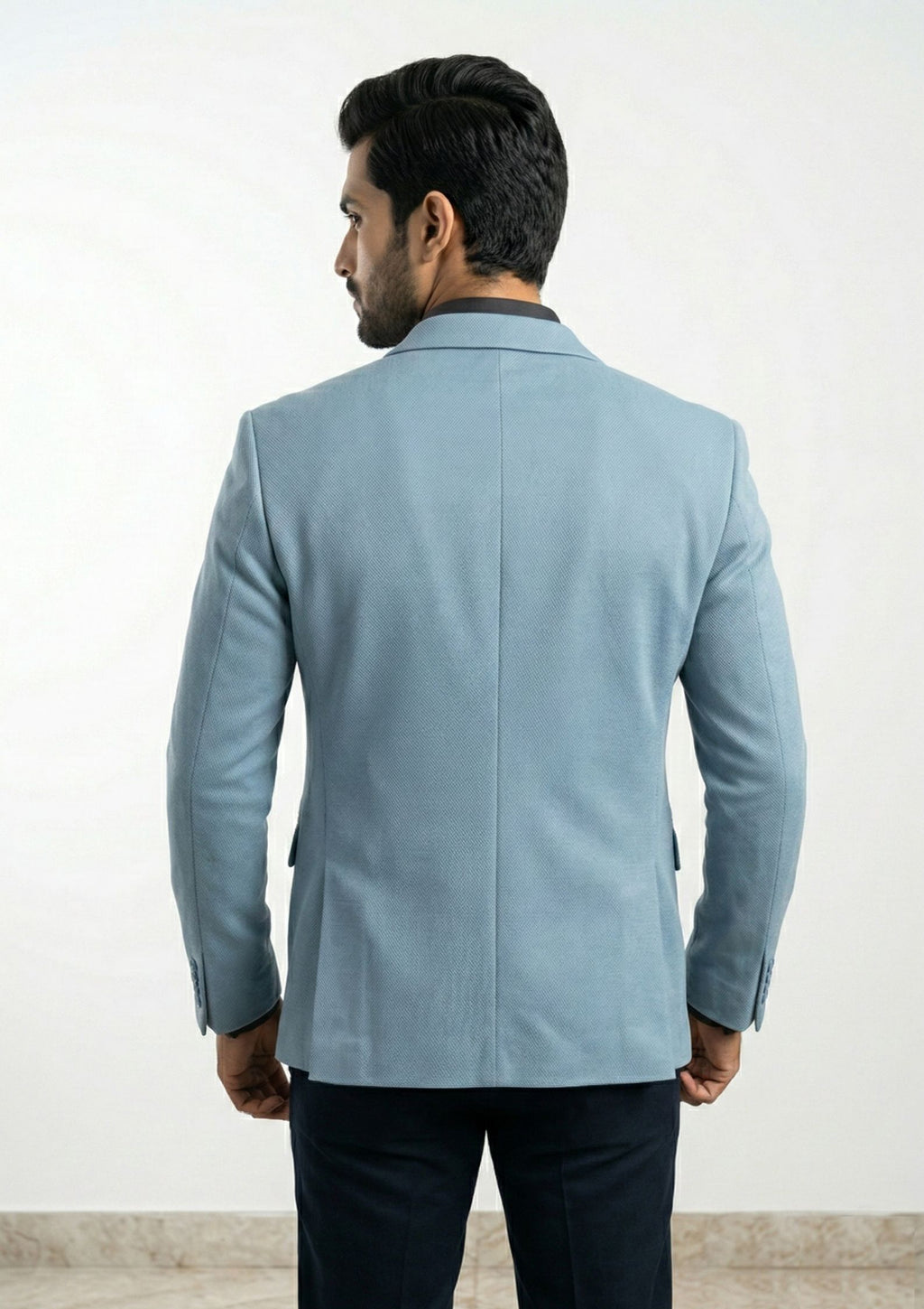 Men's Tailored Single-Breasted Blazer
