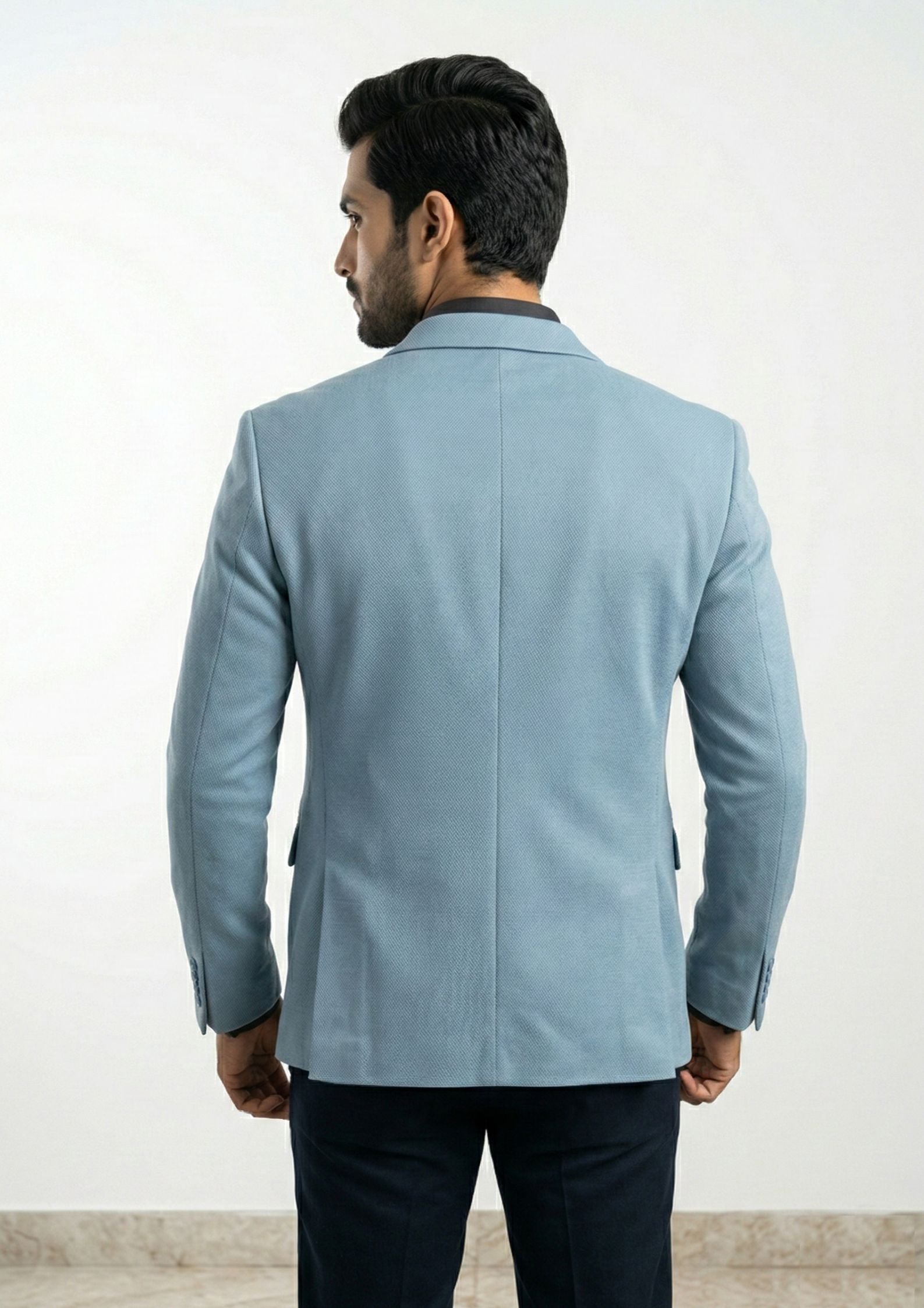 Men's Tailored Single-Breasted Blazer