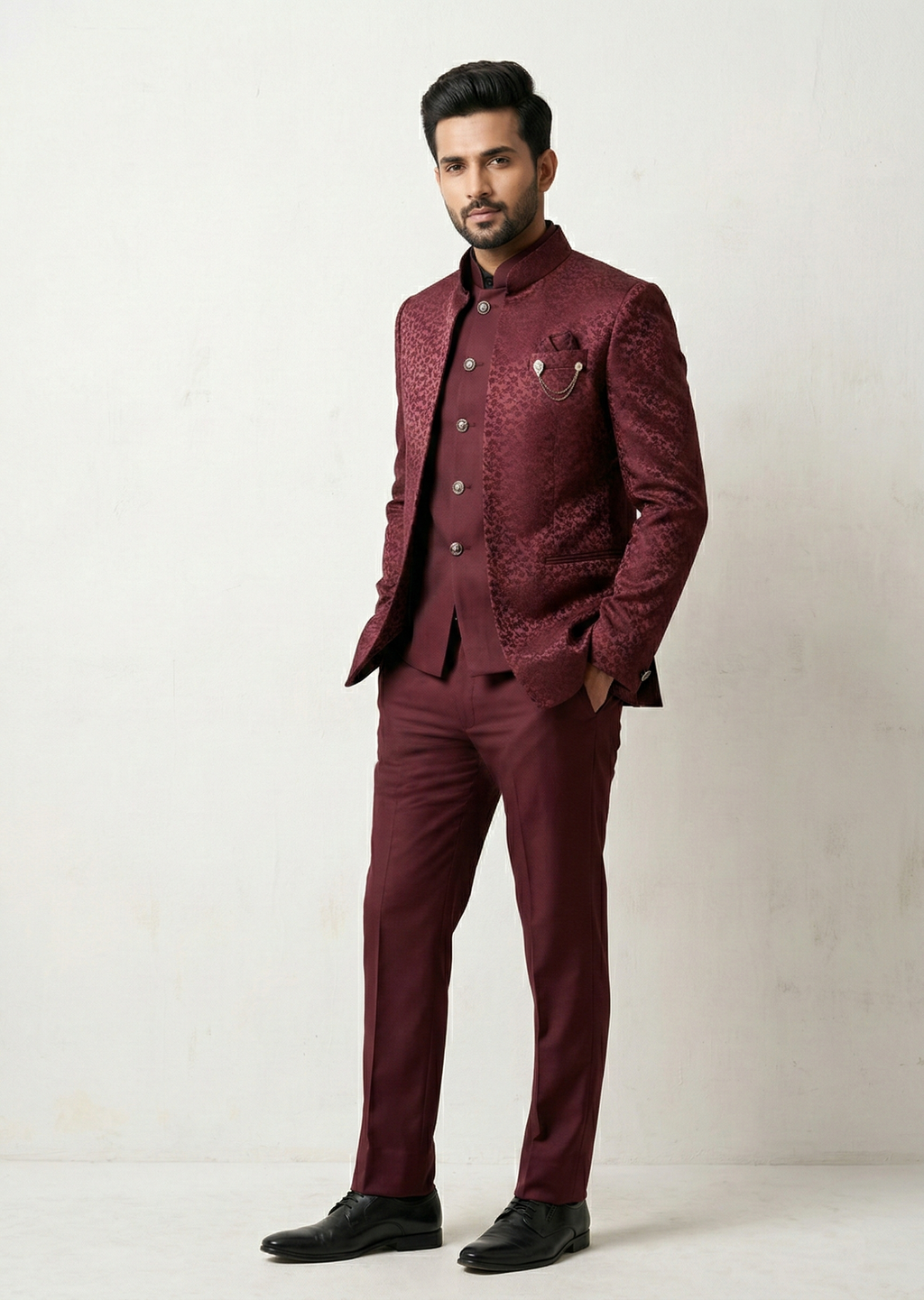 Traingle Indo-Western Jodhpuri Ensemble