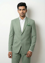 Light Pastel Green Suit | Mens Formal Wear | Full of Comfort.