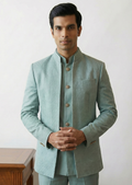Triangle | Tailored fit Men’s Jacquard Jodhpuri 3 Piece | Premium Polyester Blend
