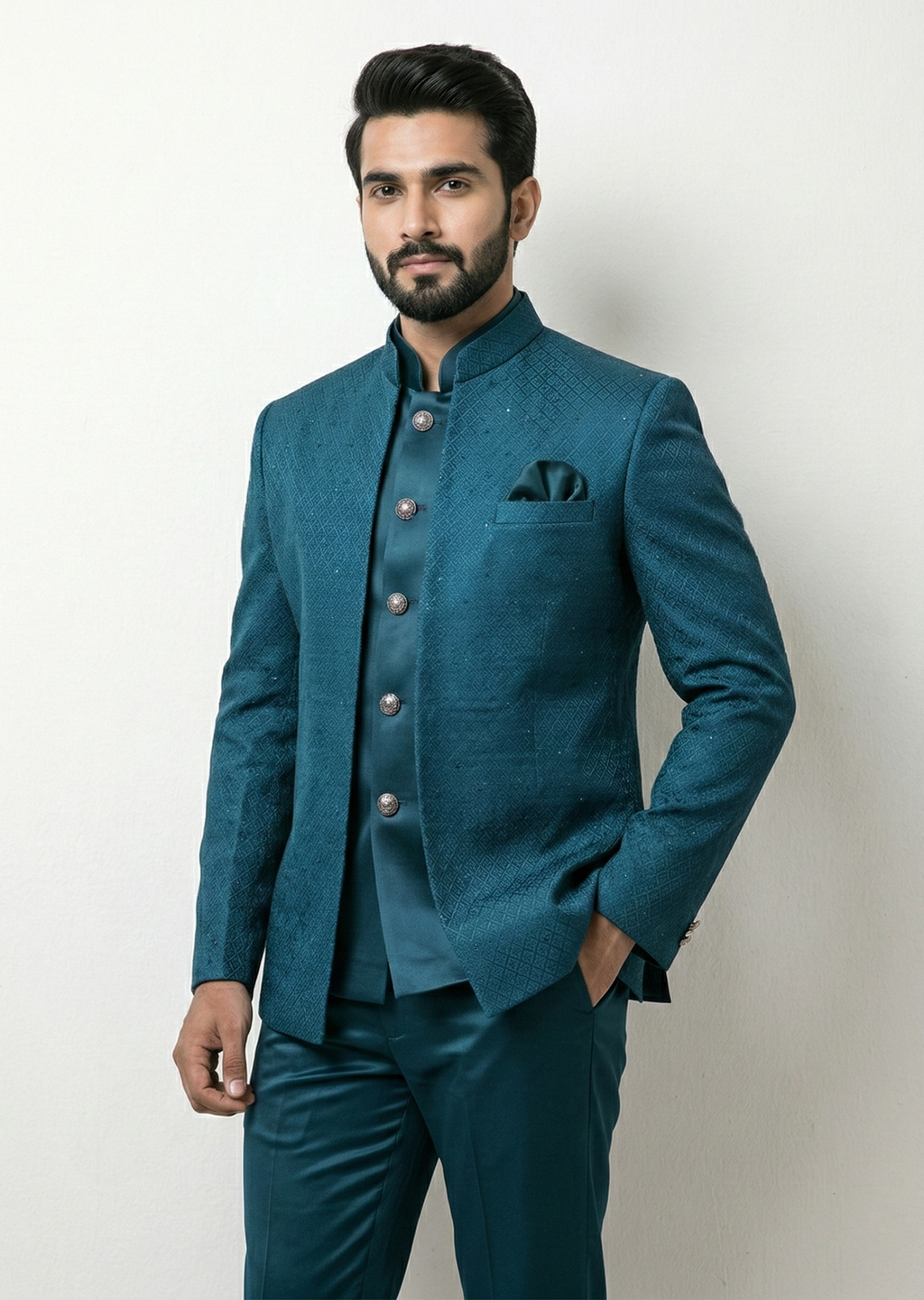 Traingle Indo-Western Jodhpuri Ensemble