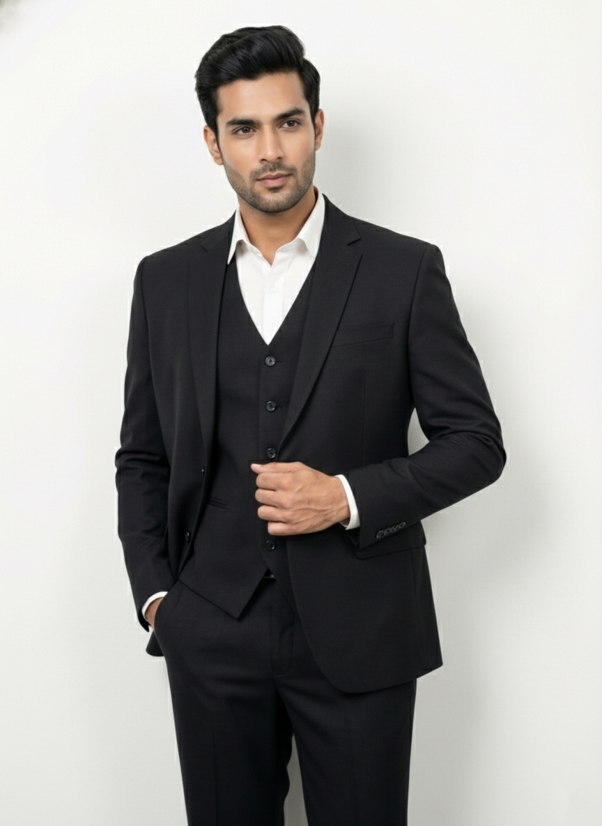 The Traingle Signature Jet Black Three-Piece
