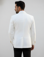 The "Regal Ivory" Double-Breasted Ensemble
