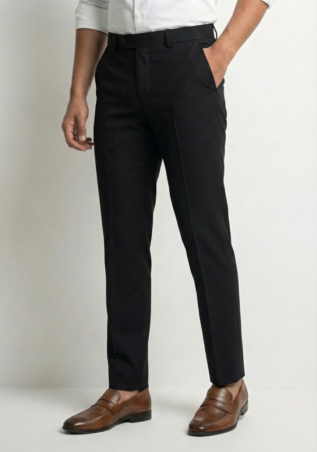 Flexiwaist Formal Pant for Men | Comfortable Stretch Waist | Office & Business Wear