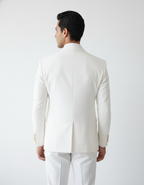 The Ivory Double-Breasted Statement Suit