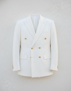 The "Regal Ivory" Double-Breasted Ensemble