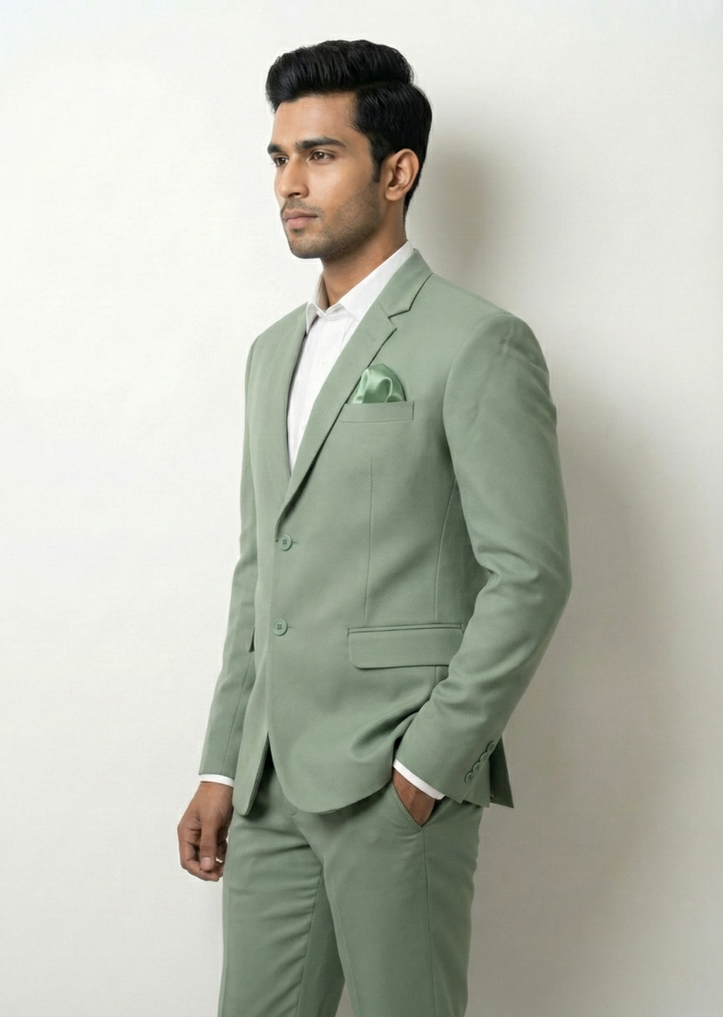 Light Pastel Green Suit | Mens Formal Wear | Full of Comfort.