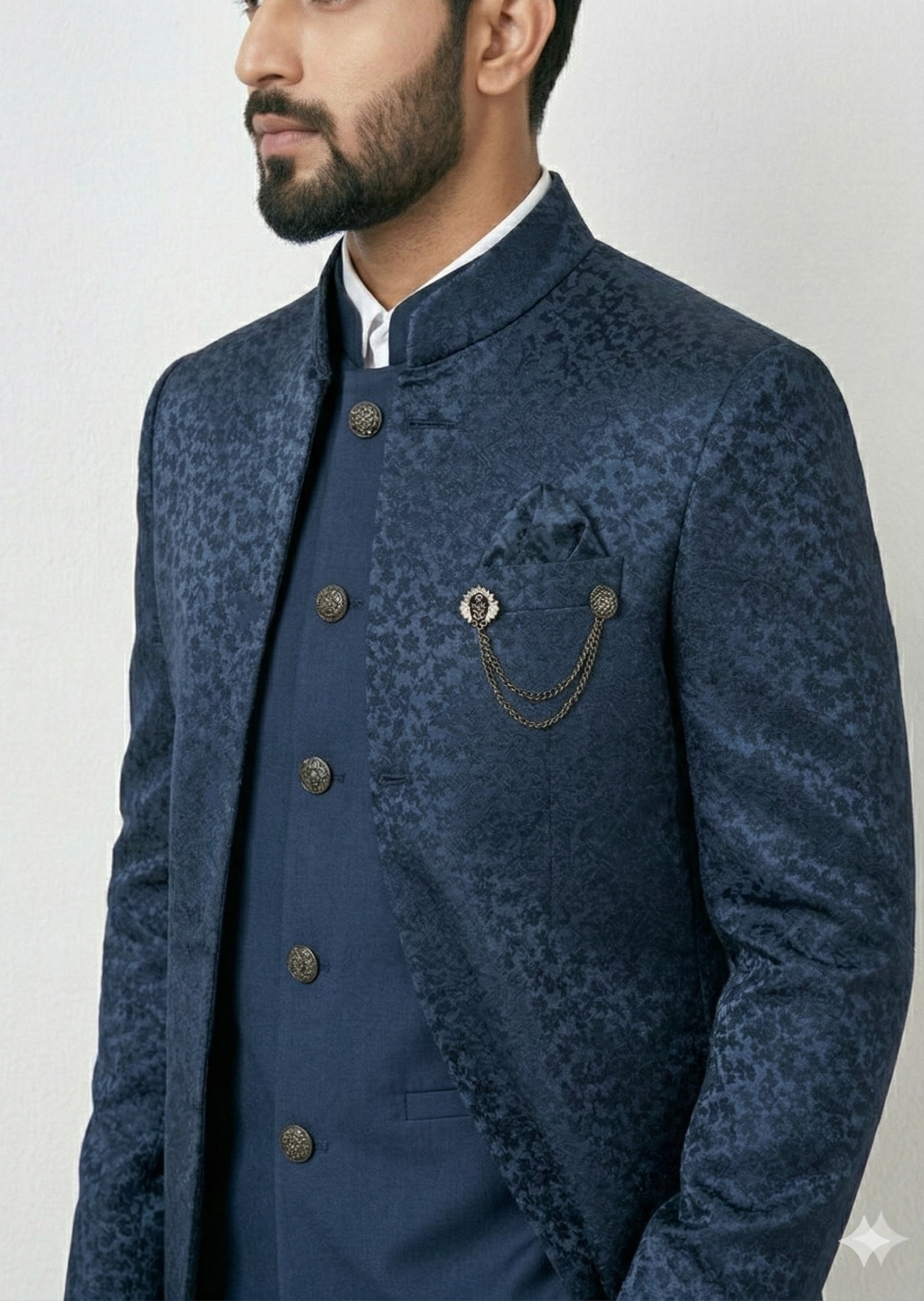 Traingle Indo-Western Jodhpuri Ensemble