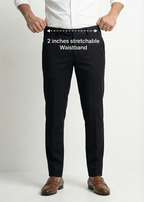 Flexiwaist Formal Pant for Men | Comfortable Stretch Waist | Office & Business Wear