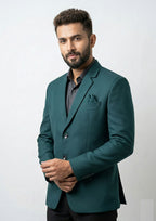 Men's Tailored Single-Breasted Blazer