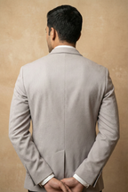 Men Solid Single Breasted Formal Blazer