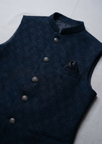 Men Textured Ethnic Jacket