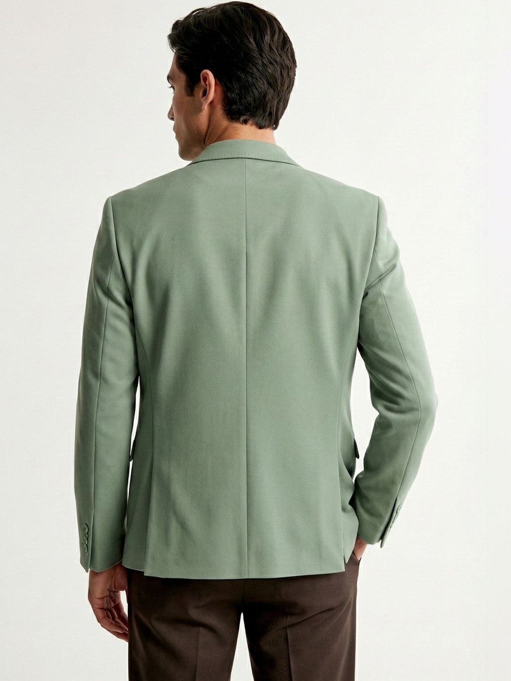 Premium Sage Green Tailored Blazer