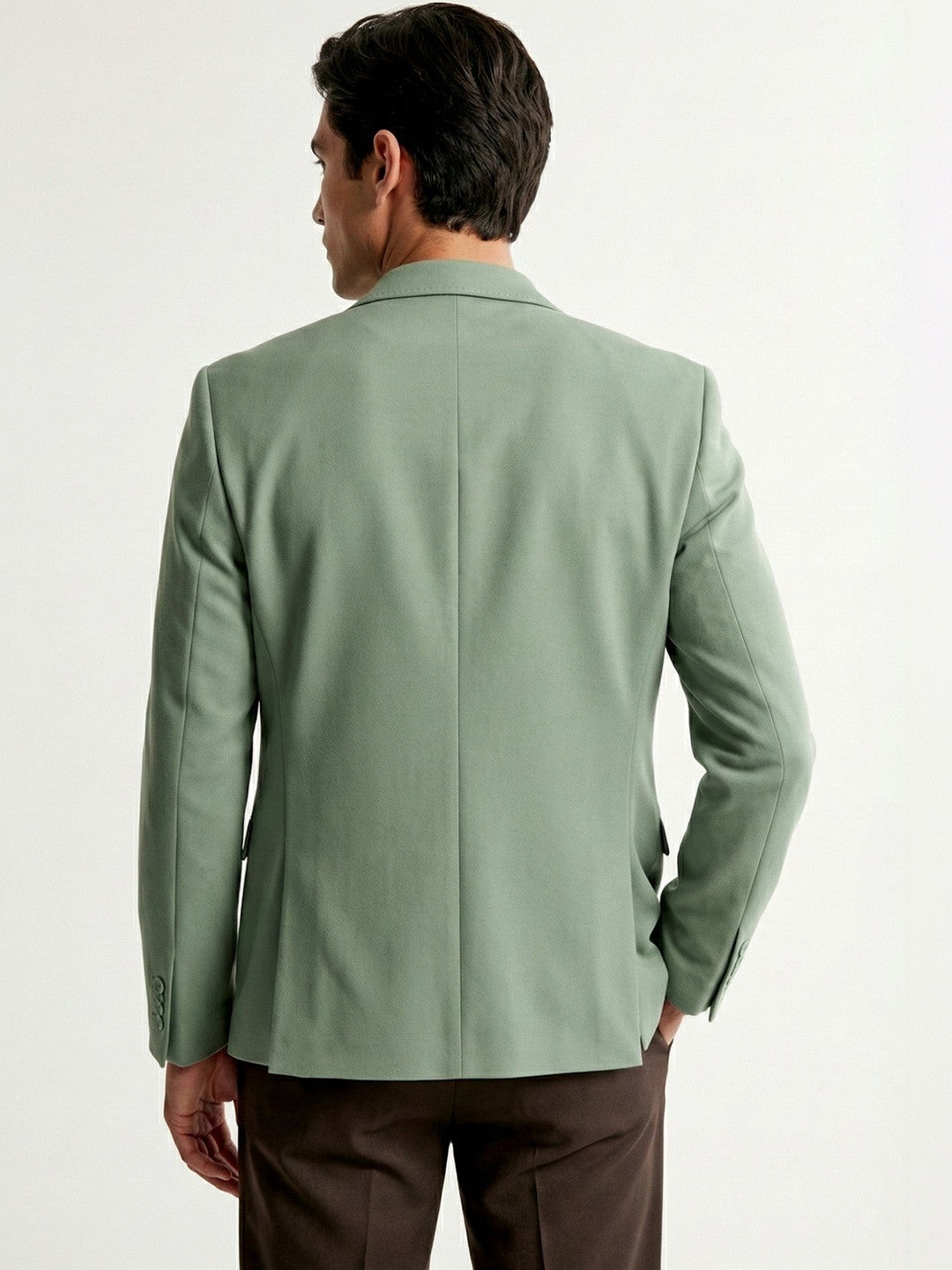 Premium Sage Green Tailored Blazer