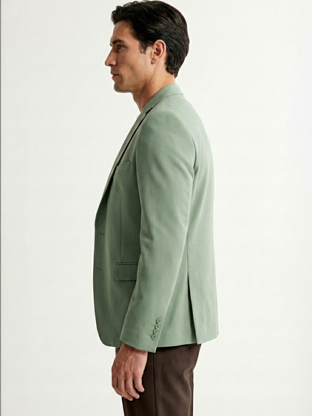 Premium Sage Green Tailored Blazer
