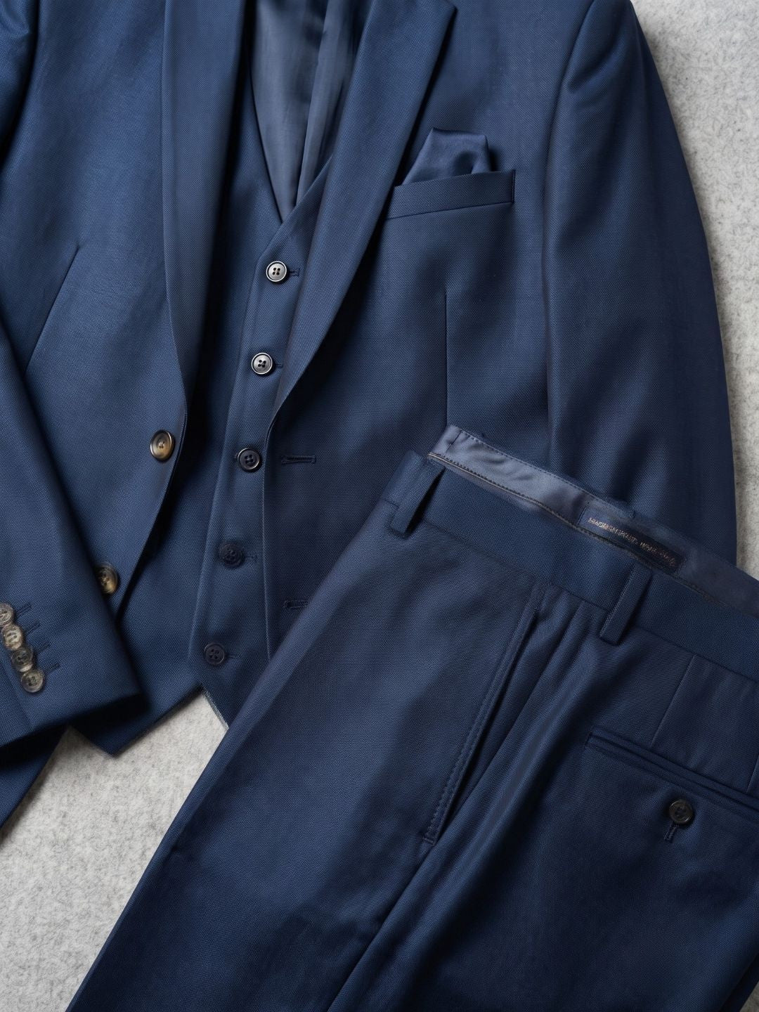 The Midnight Sapphire Three-Piece Tailored Suit
