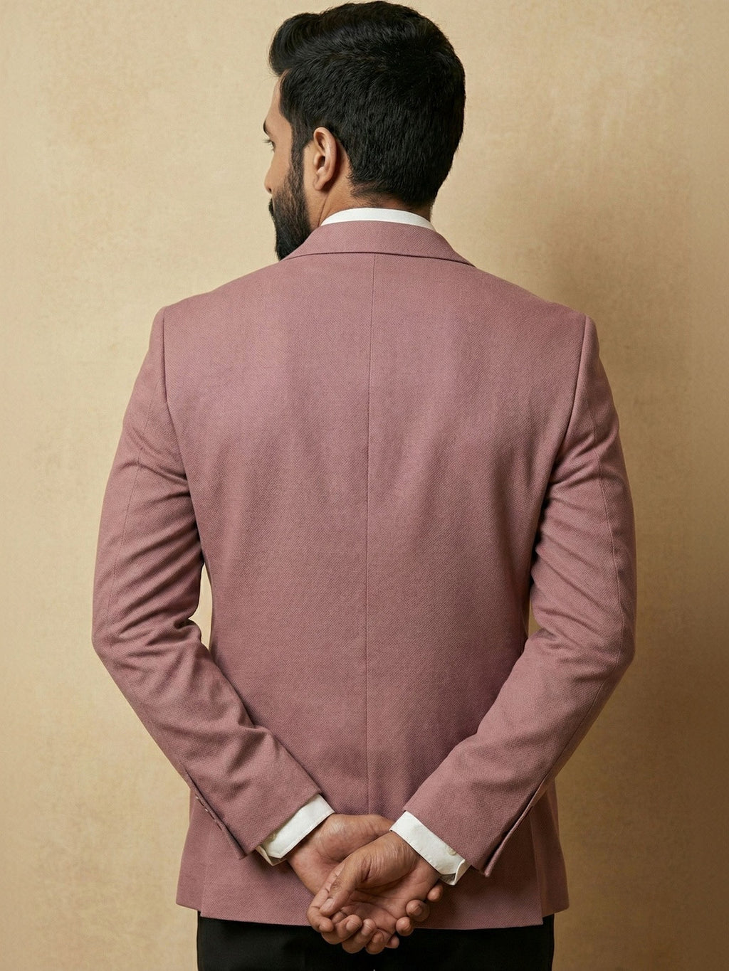 Modern Dusty Rose Tailored Blazer | Premium Menswear