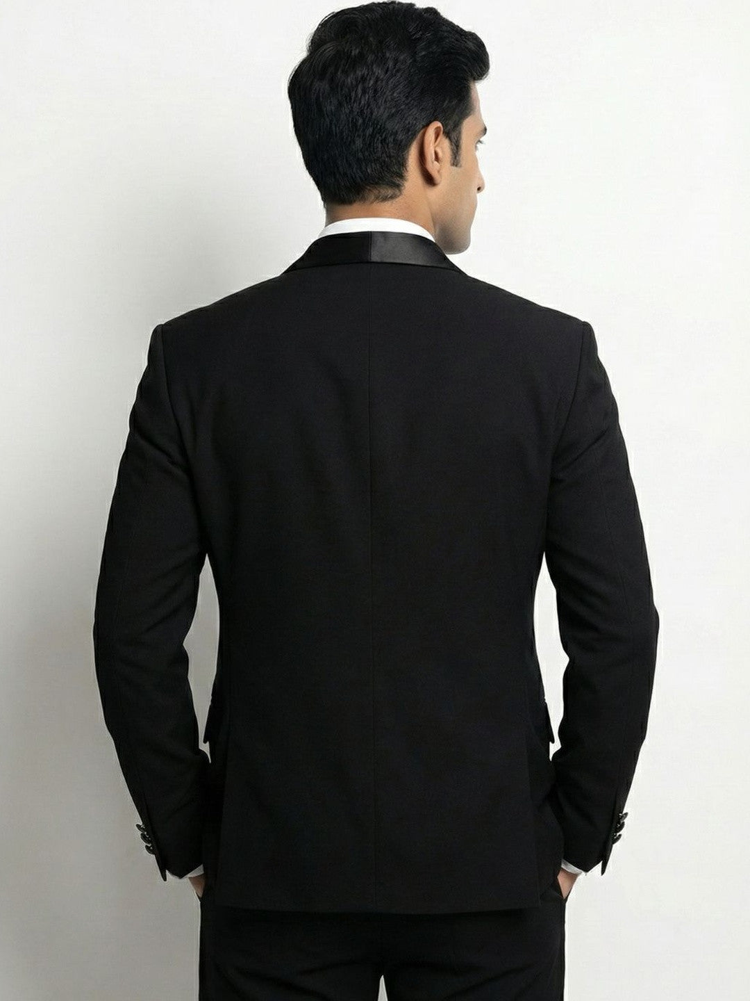 The Classic Onyx Tuxedo with Satin Shawl Lapel
