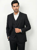 The Classic Black Three-Piece Suit