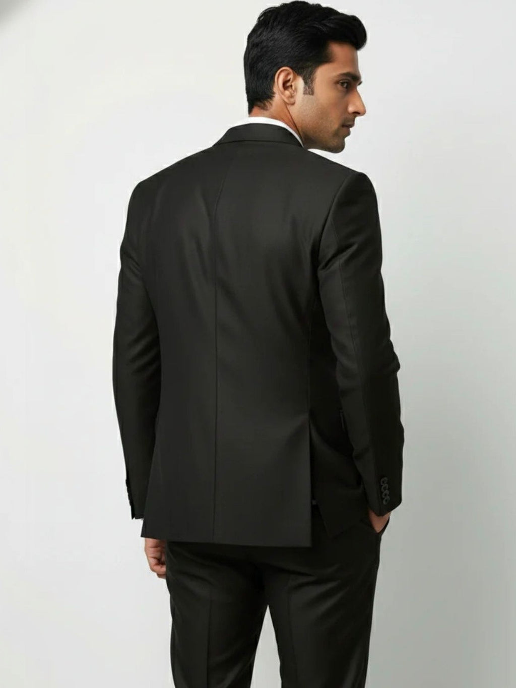 The Signature Obsidian Black Tailored Suit
