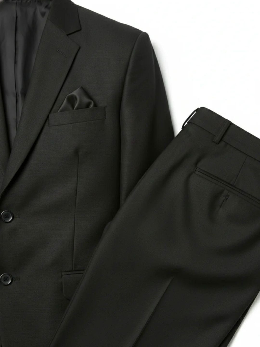 The Signature Obsidian Black Tailored Suit